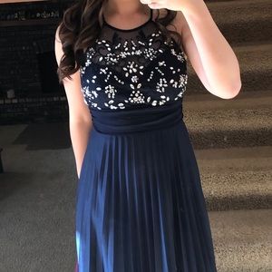 Navy color B Darlin Dress purchased at Macy’s. Size 5/6